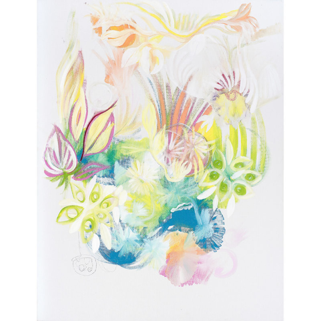Nature lumineuse - Acrylique sur Toile Canvas - Format 50F