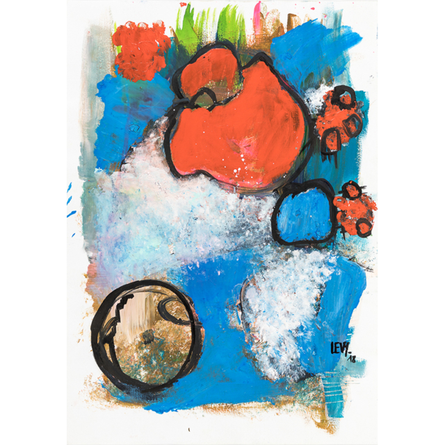 Ouyouyouille, sauvons la planète - techniques mixtes sur papier 250gr format 29,7X42