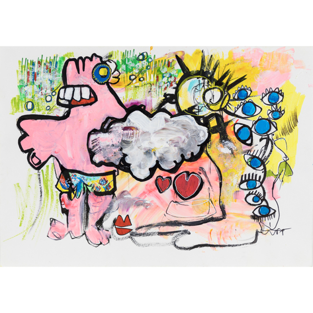 Ouyouyouille, sauvons la planète - techniques mixtes sur papier 250gr format 29,7X42